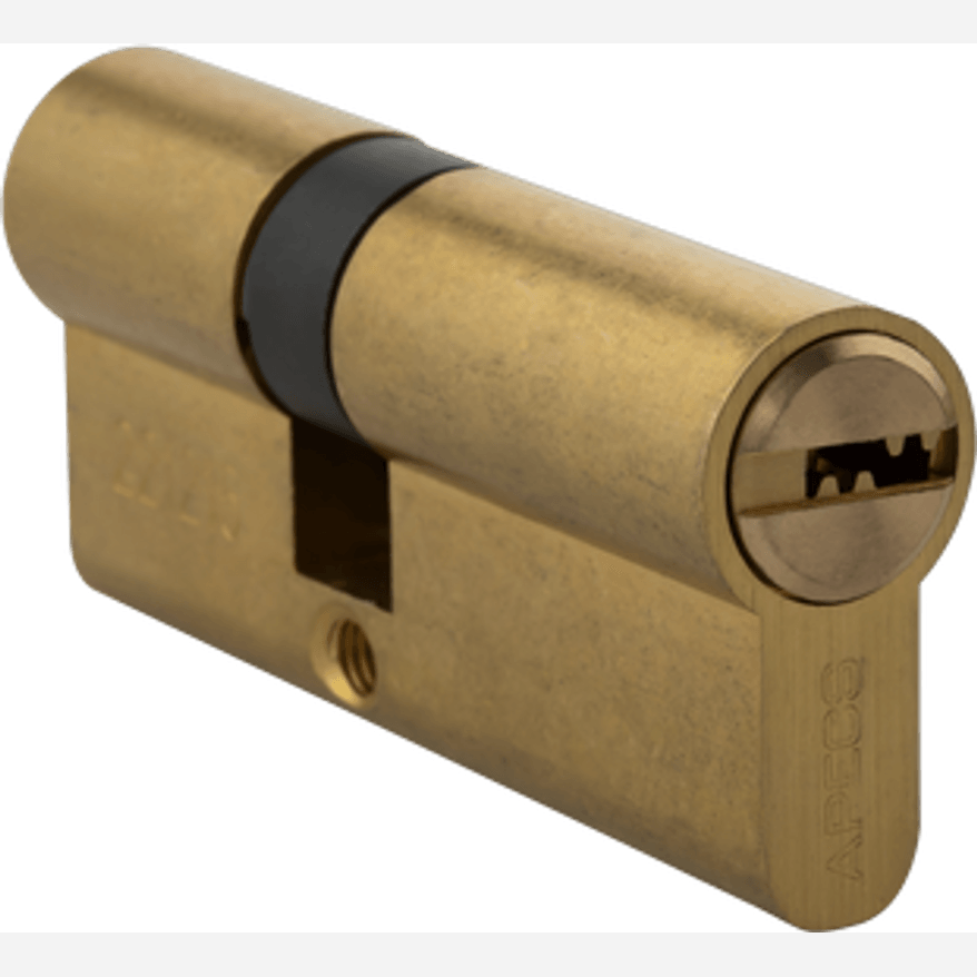 Цилиндр асимметричный ключ-ключ золото
