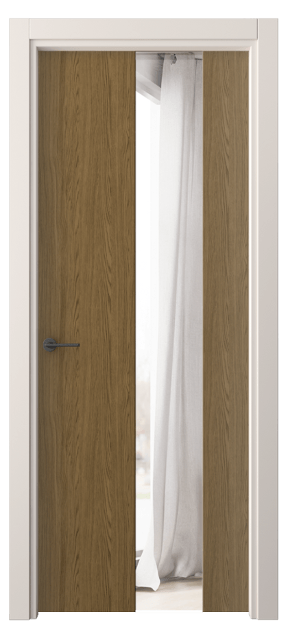 Межкомнатная дверь Freedom 4226 Торфяной дуб Двустороннее зеркало, триплекс, 6 мм Цена 40299 ₽ | Volhovec