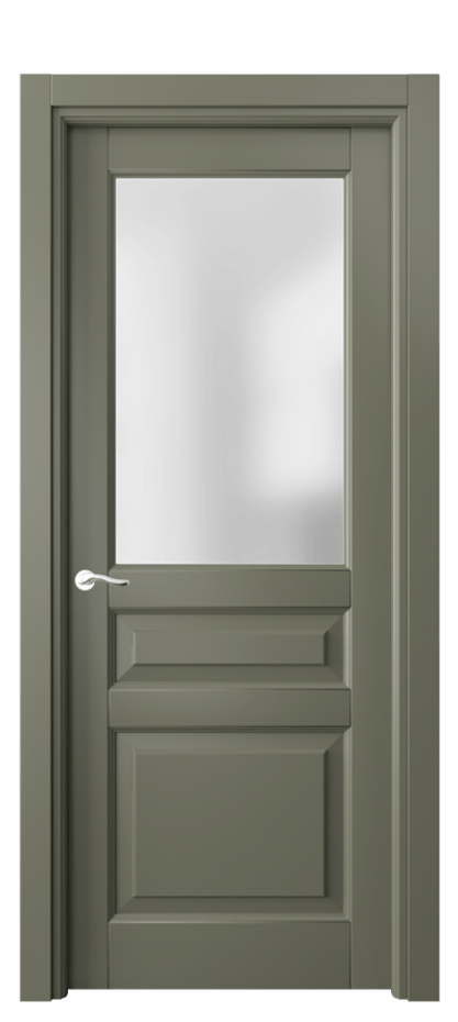 Межкомнатная дверь Lignum 0710 Бук оливковый тёмный Сатинированное стекло Цена 76399 ₽ | Volhovec