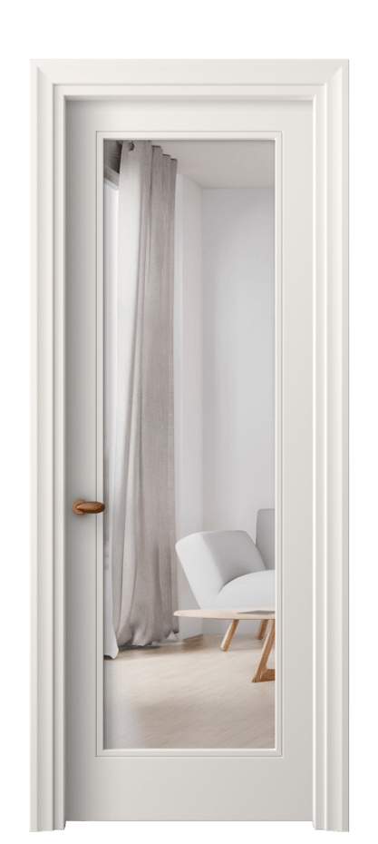 Дверь межкомнатная Esse 8502 Матовый пудровый белый Двустороннее зеркало, триплекс Фигурный универсальный наличник МПБЛ Цена 68099 ₽ Наличники уже входят в базовый комплект. Фабрика дверей Волховец 8 (800) 551 43 19 Межкомнатная дверь Esse 8502 Матовый пудровый белый Двустороннее зеркало, триплекс Цена 68099 ₽ | Volhovec