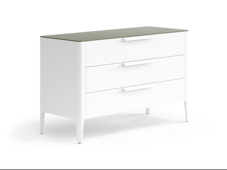 Мебель Комод Piega 3 ящика. Цвет Матовый светло-серый. Материал Гладкая эмаль. Коллекция Комод Piega 3 ящика. Фото. Мебель Комод Piega 3 ящика. Цвет Матовый светло-серый. Материал Гладкая эмаль. Коллекция Комод Piega 3 ящика. Картинка.