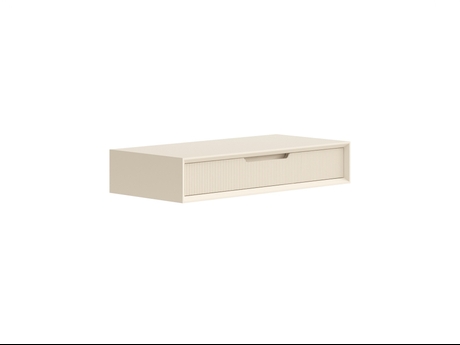 Мебель Консоль подвесная Velvet 1 ящик. Цвет Матовый светло-бежевый. Материал Гладкая эмаль. Коллекция Консоль подвесная Velvet 1 ящик. Фото. Мебель Консоль подвесная Velvet 1 ящик. Цвет Матовый светло-бежевый. Материал Гладкая эмаль. Коллекция Консоль подвесная Velvet 1 ящик. Картинка.