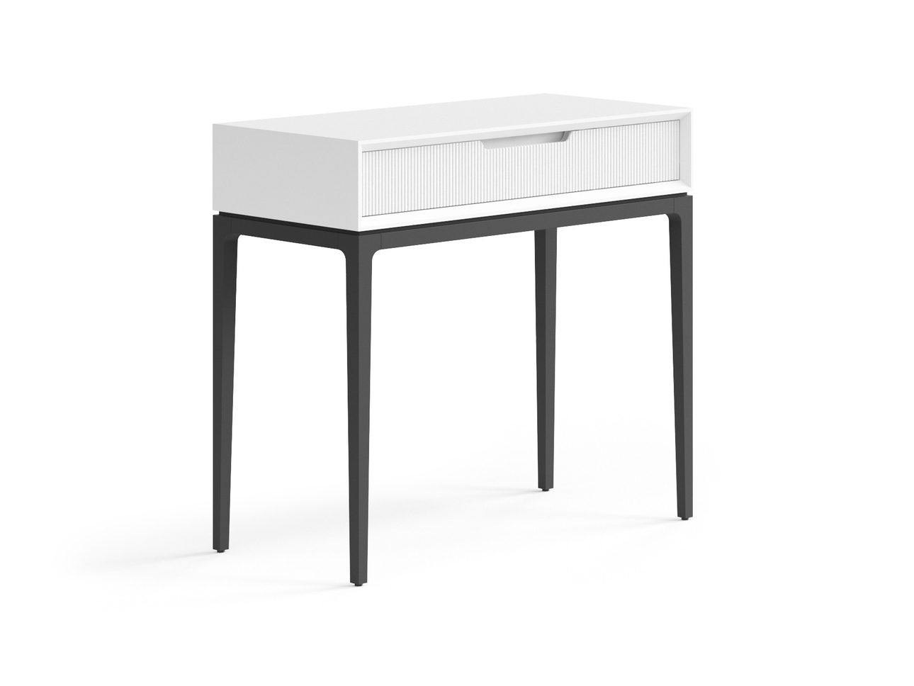 Консоль Velvet 1 ящик Матовый светло-серый