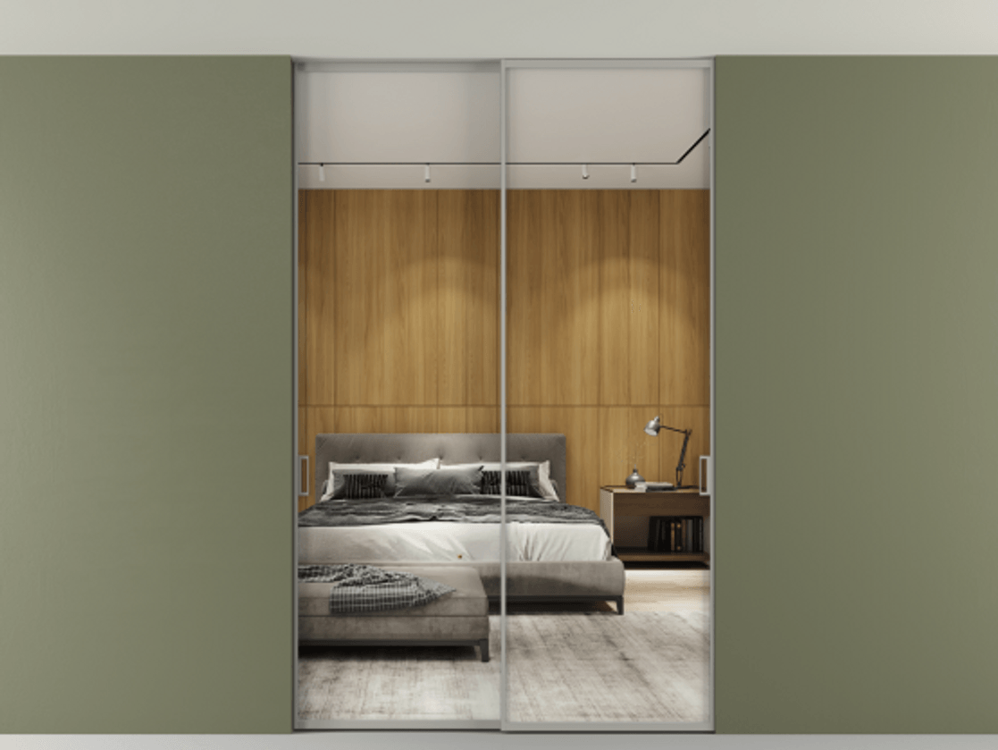 Перегородка Formato внутри проёма двустворчатая со скрытым креплением в потолок АЛПР 040.01 Алюминий нейтральный серый Двустороннее зеркало, триплекс 6 мм, триплекс 6 мм. Цена 380950 сом 1. Полотно 2 шт. (800/2100 мм)
2. Комплект установки раздвижной системы
3. Базовый комплект фурнитуры
4. Ручка RONDO. Фабрика дверей Волховец 8 (800) 551 43 19 Перегородка Formato внутри проёма двустворчатая со скрытым креплением в потолок АЛПР 040.01 Алюминий нейтральный серый Двустороннее зеркало, триплекс 6 мм, триплекс 6 мм Цена 380950 сом | Volhovec