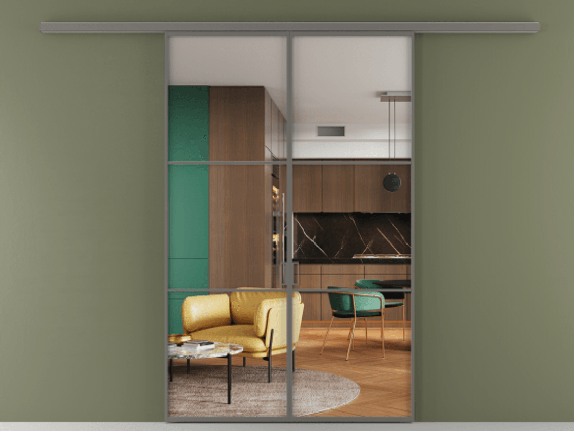 Перегородка Formato вдоль стены 2 створки АЛПР 040.03 Алюминий классический серый Прозрачное стекло "Crystal Vision", калёное. Цена 249000 ₽ 1. Полотно 2 шт. (800/2100 мм)
2. Комплект установки раздвижной системы
3. Базовый комплект фурнитуры
4.Ручка RONDO
. Фабрика дверей Волховец 8 (800) 551 43 19 Перегородка Formato вдоль стены 2 створки АЛПР 040.03 Алюминий классический серый Прозрачное стекло "Crystal Vision", калёное Цена 249000 ₽ | Volhovec