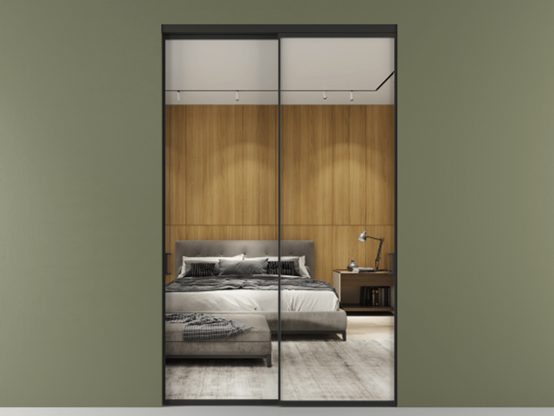 Перегородка Formato внутри проёма двустворчатая АЛПР 040.01 Алюминий Черный Двустороннее зеркало, триплекс 6 мм, триплекс 6 мм. Скрытый короб ЧЕР Цена 261500 сом 1. Полотно 2 шт. (800/2100 мм)
2. Комплект установки раздвижной системы
3. Базовый комплект фурнитуры
4.Ручка RONDO. Фабрика дверей Волховец 8 (800) 551 43 19 Перегородка Formato внутри проёма двустворчатая АЛПР 040.01 Алюминий Черный Двустороннее зеркало, триплекс 6 мм, триплекс 6 мм Цена 261500 сом | Volhovec