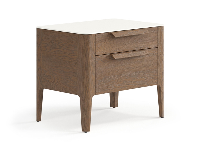 Мебель Тумба прикроватная Piega 2 ящика. Цвет Дуб туманный матовый. Материал Массив дуба матовый. Коллекция Тумба прикроватная Piega 2 ящика. Фото. Мебель Тумба прикроватная Piega 2 ящика. Цвет Дуб туманный матовый. Материал Массив дуба матовый. Коллекция Тумба прикроватная Piega 2 ящика. Картинка.