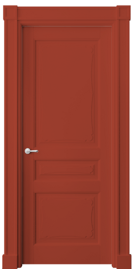 Дверь межкомнатная 6325 NCS S 3050-Y80R. Цвет NCS. Материал Массив бука эмаль. Коллекция Toscana Elegante. Картинка.