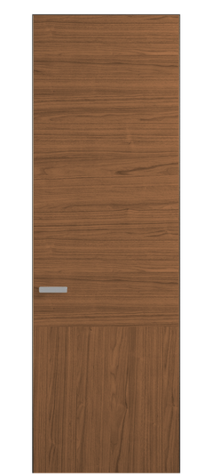 Дверь межкомнатная 0204 ОУММР Орех умбра матовый. Цвет Орех умбра матовый рифт. Материал Радиальный шпон Naturwood. Коллекция Rift. Картинка.