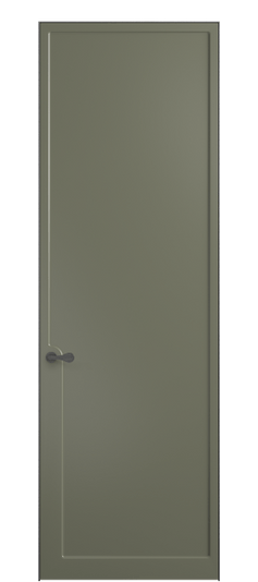 Дверь межкомнатная 7502 МОТ . Цвет Матовый оливковый тёмный. Материал Гладкая эмаль. Коллекция Softform. Картинка.