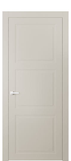 Дверь межкомнатная 8003 МОС. Цвет Матовый облачно-серый. Материал Гладкая эмаль. Коллекция Нео Классик. Картинка.