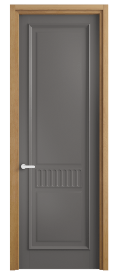 Дверь межкомнатная 6707 БКЛС . Цвет Бук классический серый. Материал Массив бука эмаль. Коллекция Charm. Картинка.