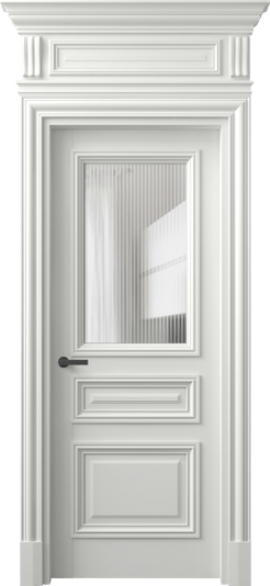 Дверь межкомнатная 7304 БССР MORU. Цвет Бук светло-серый. Материал Массив бука эмаль. Коллекция Antique. Картинка.