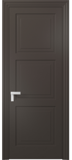 Дверь межкомнатная АКП 8331 МАН Матовый антрацит. Цвет Матовый антрацит. Материал Гладкая эмаль. Коллекция Rocca. Картинка.
