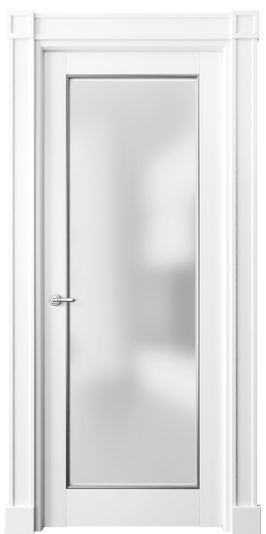 Дверь межкомнатная 6300 ББЛС САТ. Цвет Бук белоснежный с серебром. Материал  Массив бука эмаль с патиной. Коллекция Toscana Plano. Картинка.