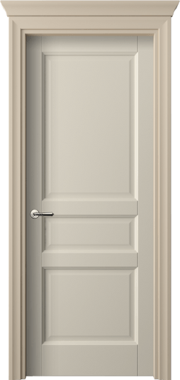 Дверь межкомнатная 1431 ПЭСБ. Цвет ПЭТ светло-бежевый. Материал ПЭТ. Коллекция Галант. Картинка.
