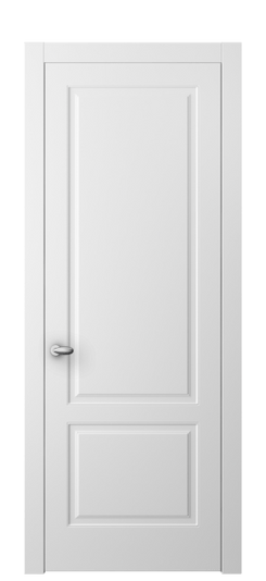 Дверь межкомнатная АКП 8551 МБЛ Матовый белоснежный. Цвет Матовый белоснежный. Материал Гладкая эмаль. Коллекция Esse. Картинка.