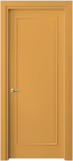 Дверь межкомнатная 8101 Пастельно-жёлтый RAL 1034. Цвет RAL Пастельно-жёлтый RAL 1034. Материал Гладкая эмаль. Коллекция Paris. Картинка.