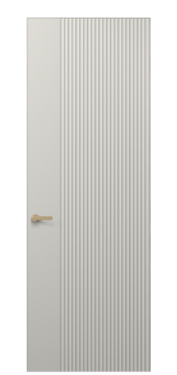 Дверь межкомнатная АКП 8643 МТСР. Цвет Матовый тёплый серый. Материал Гладкая эмаль. Коллекция Alba. Картинка.