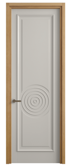 Дверь межкомнатная 6709 БОС. Цвет Бук облачный серый. Материал Массив бука эмаль. Коллекция Charm. Картинка.