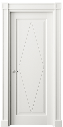 Дверь межкомнатная 6341 БС. Цвет Бук серый. Материал Массив бука эмаль. Коллекция Toscana Rombo. Картинка.