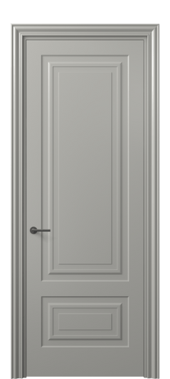 Дверь межкомнатная 8441 МНСР. Цвет Матовый нейтральный серый. Материал Гладкая эмаль. Коллекция Mascot. Картинка.