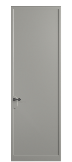 Дверь межкомнатная 7501 МНСР. Цвет Матовый нейтральный серый. Материал Гладкая эмаль. Коллекция Softform. Картинка.