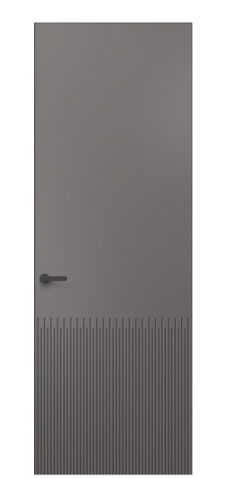 Дверь межкомнатная 8626 МКЛС . Цвет Матовый классический серый. Материал Гладкая эмаль. Коллекция Dune. Картинка.