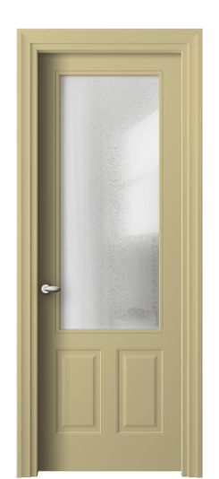 Дверь межкомнатная 8522 Слоновая кость RAL 1014 ЛЕД. Цвет RAL Слоновая кость RAL 1014. Материал Гладкая эмаль. Коллекция Эссе. Картинка.