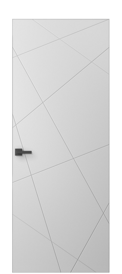 Дверь межкомнатная 8048 ГРН. Цвет Грунт под покраску. Материал Грунт под покраску. Коллекция Linea. Картинка.