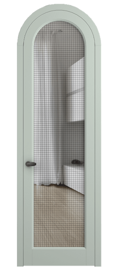 Дверь межкомнатная 6814 NCS S 1005-B80G MS. Цвет NCS NCS S 1005-B80G. Материал Гладкая эмаль. Коллекция Palazzo. Картинка.