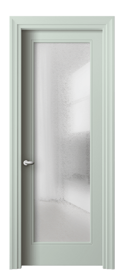 Дверь межкомнатная 8502 NCS S 1005-B80G ЛЕД. Цвет NCS NCS S 1005-B80G. Материал Гладкая эмаль. Коллекция Эссе. Картинка.