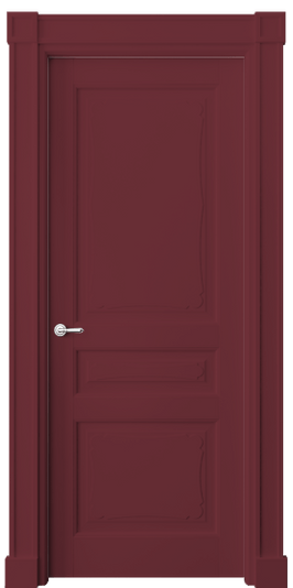 Дверь межкомнатная 6325 NCS S 5030-R10B. Цвет NCS. Материал Массив бука эмаль. Коллекция Toscana Elegante. Картинка.