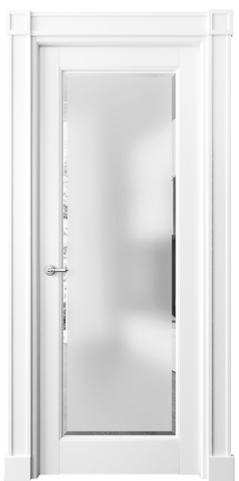 Дверь межкомнатная 6300 ББЛ САТ-Ф. Цвет Бук белоснежный. Материал Массив бука эмаль. Коллекция Toscana Elegante. Картинка.