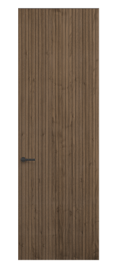 Дверь межкомнатная АКП 0019 ОМДМ. Цвет Орех медный матовый. Материал Шпон Naturwood. Коллекция Select. Картинка.