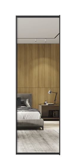 Межкомнатная дверь АЛПЛ040.01 Зеркало триплекс ЧЕР. Цвет Алюминий Черный. Материал Алюминий. Коллекция Формато. Фото. Дверь межкомнатная АЛПЛ040.01 Зеркало триплекс ЧЕР. Цвет Алюминий Черный. Материал Алюминий. Коллекция Формато. Картинка.