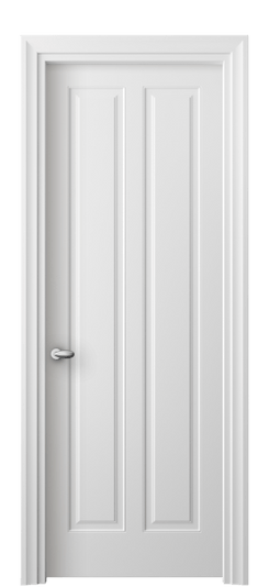 Дверь межкомнатная 8511 МБЛ. Цвет Матовый белоснежный. Материал Гладкая эмаль. Коллекция Esse. Картинка.