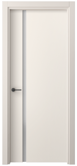 Дверь межкомнатная 4222 ПЭКБ САТ. Цвет ПЭТ кремово-белый. Материал ПЭТ. Коллекция Freedom. Картинка.