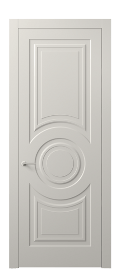 Дверь межкомнатная АКП 8461 МОС Матовый облачно-серый. Цвет Матовый облачно-серый. Материал Гладкая эмаль. Коллекция Mascot. Картинка.