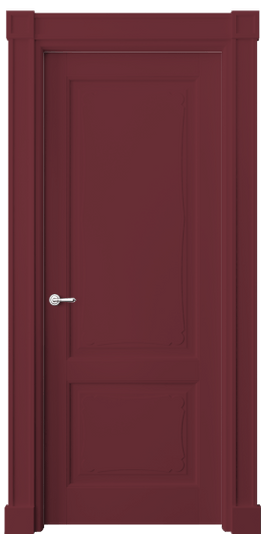 Дверь межкомнатная 6323 NCS S 5030-R10B. Цвет NCS. Материал Массив бука эмаль. Коллекция Toscana Elegante. Картинка.