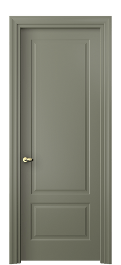 Дверь межкомнатная 8541 МОТ . Цвет Матовый оливковый тёмный. Материал Гладкая эмаль. Коллекция Esse. Картинка.