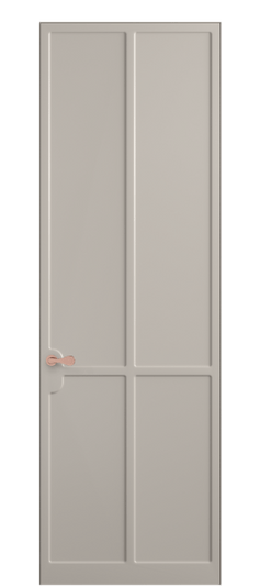 Дверь межкомнатная 7531 МСБЖ. Цвет Матовый светло-бежевый. Материал Гладкая эмаль. Коллекция Softform. Картинка.