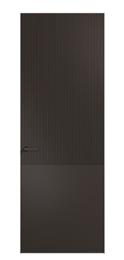 Дверь межкомнатная 8205 МАН. Цвет Матовый антрацит. Материал Гладкая эмаль. Коллекция Velvet. Картинка.
