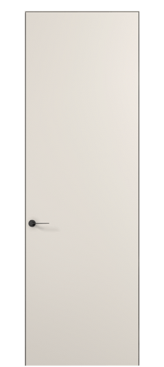 Дверь межкомнатная АКУ 0010 ПЭКБ. Цвет ПЭТ кремово-белый. Материал ПЭТ. Коллекция Планум Про. Картинка.