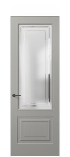 Межкомнатная дверь 8452 МНСР Сатин с гравировкой Mascot. Цвет Матовый нейтральный серый. Материал Гладкая эмаль. Коллекция Mascot. Фото. Дверь межкомнатная 8452 МНСР Сатин с гравировкой Mascot. Цвет Матовый нейтральный серый. Материал Гладкая эмаль. Коллекция Mascot. Картинка.