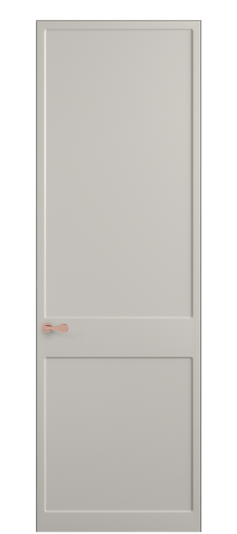 Дверь межкомнатная 7521 МОС. Цвет Матовый облачно-серый. Материал Гладкая эмаль. Коллекция Softform. Картинка.
