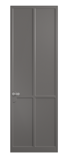 Дверь межкомнатная 7531 МКЛС. Цвет Матовый классический серый. Материал Гладкая эмаль. Коллекция Softform. Картинка.