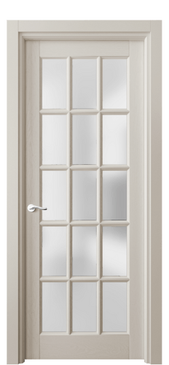 Дверь межкомнатная 0708 ДСБЖ САТ. Цвет Дуб светло-бежевый. Материал Массив дуба эмаль. Коллекция Lignum. Картинка.