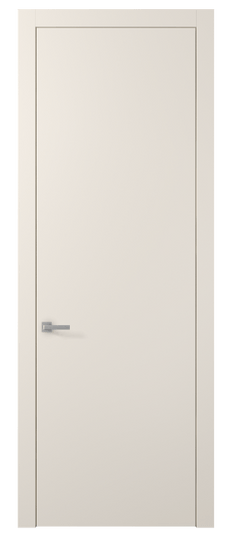 Дверь межкомнатная 0010 ПЭКБ. Цвет ПЭТ кремово-белый. Материал ПЭТ. Коллекция Planum. Картинка.