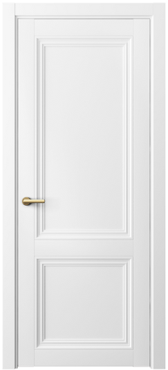 Дверь межкомнатная 2523 БШ. Цвет Белый шёлк. Материал Ciplex ламинатин. Коллекция Centro. Картинка.